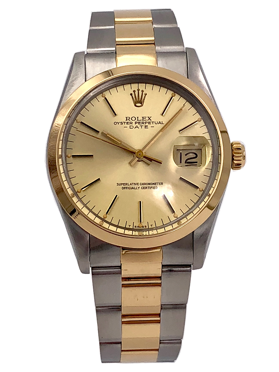 Rolex Oyster Perpetual Date Twotone 