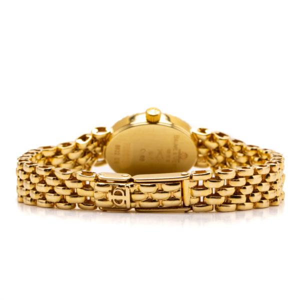 Baume & Mercier Ladies Geneve 14kt Yellow Gold & .50ct Diamond Bezel - MX000M1J Bracelet