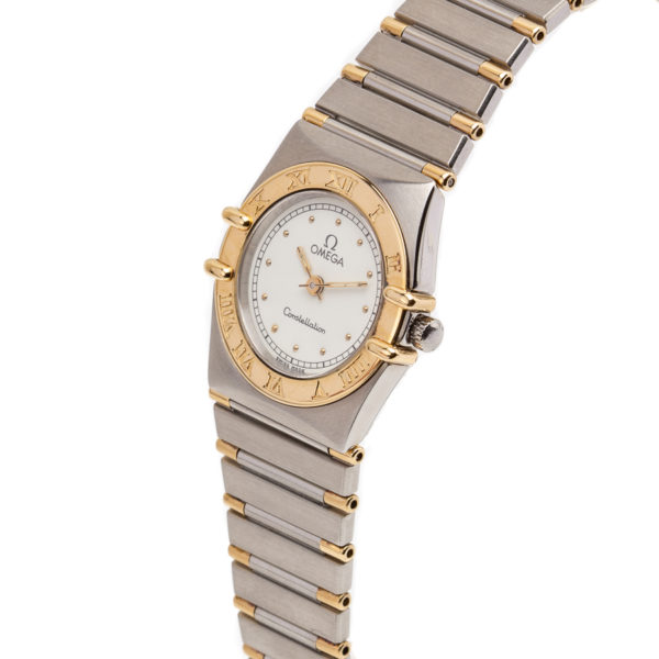 Omega Constellation Ladies TwoTone 18kt Yellow Gold/SS - 1262.30.00 Left Dial